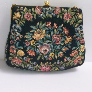 G.H.L. PRINCESS STYLE TAPESTRY EVENING BAG PEARL I